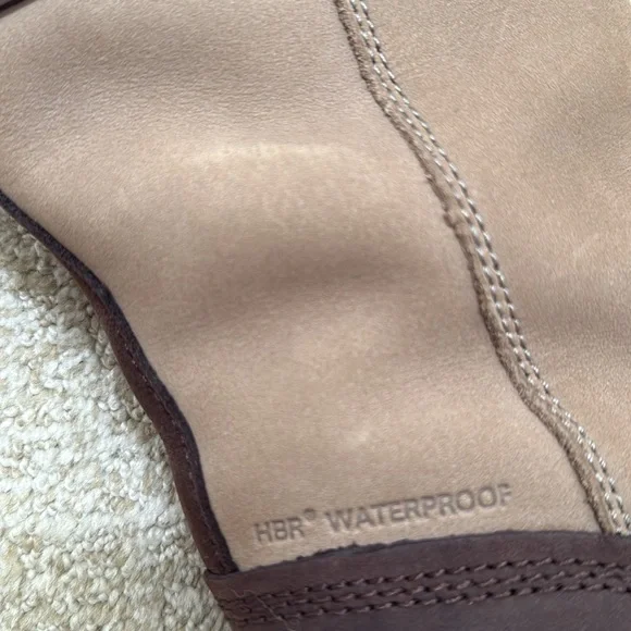 Dublin Estuary Western Cozy Cabin Brown Two Tone Leather Riding Boots Size 8.5 - Picture 7 of 7